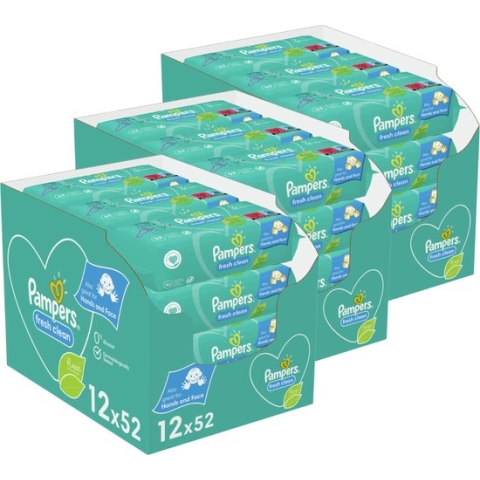 Pampers - Fresh Clean - Billendoekjes - 1872 doekjes - 36 x 52