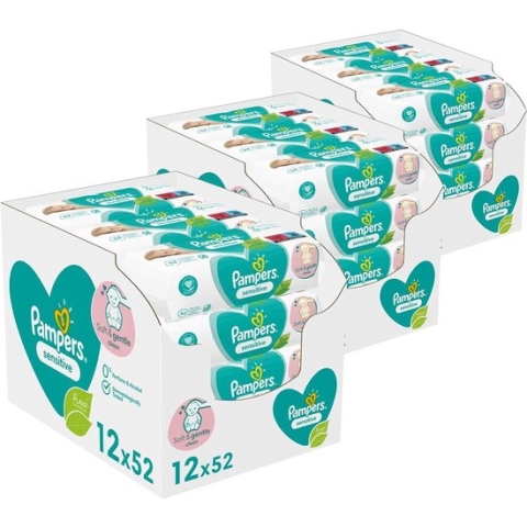 Pampers - Sensitive - Billendoekjes - 1872 doekjes - 36 x 52