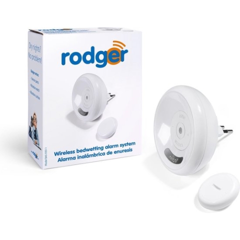 Rodger | Draadloze Plaswekker tegen bedplassen | Gratis Rodger App