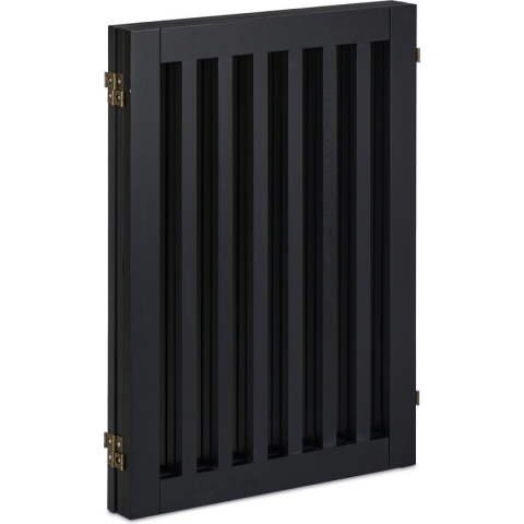 Relaxdays Veiligheidshekje - 70 cm hoog - kinderhek - hondenhek - diverse breedtes - zwart - 3 panelen
