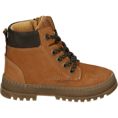 Develab 45841 - Kinderen Half-hoog - Kleur: Cognac - Maat: 28