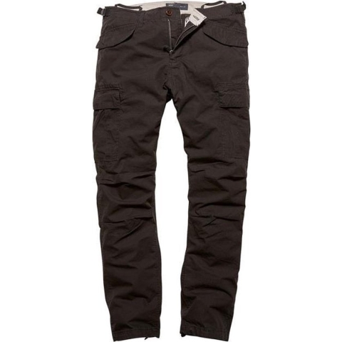 Vintage Industries Miller M65 ripstop pants black