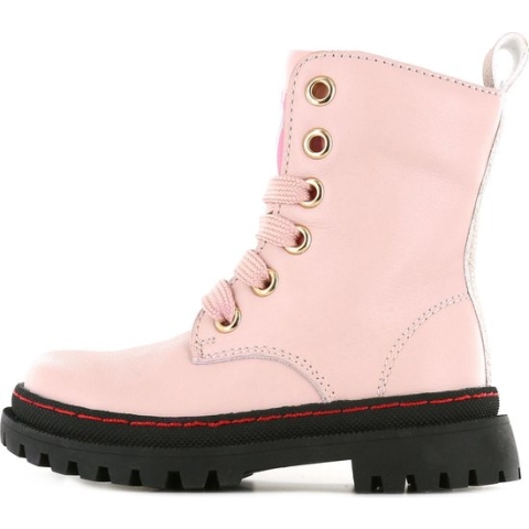 Shoesme roze bikerboot met grove zool