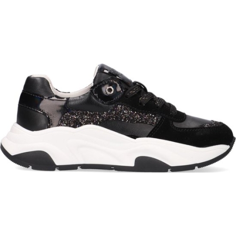 Kipling Fantasy Lage sneakers - Leren Sneaker - Meisjes - Zwart - Maat 36