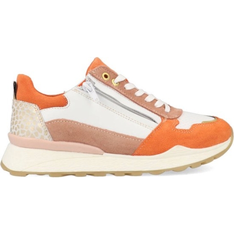 Bullboxer Aex001e5c Lage sneakers - Leren Sneaker - Meisjes - Wit - Maat 34