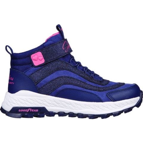 Skechers Fuse Tread - Wild Adventure Meisjes Sneakers - Donkerblauw - Maat 29