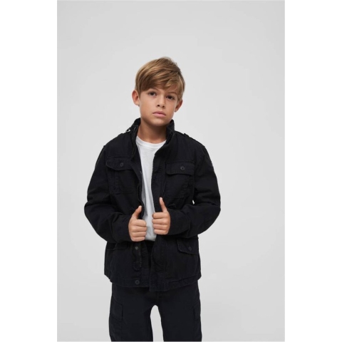 Brandit - Britannia Kinder Jacket - Kids 134/140 - Zwart