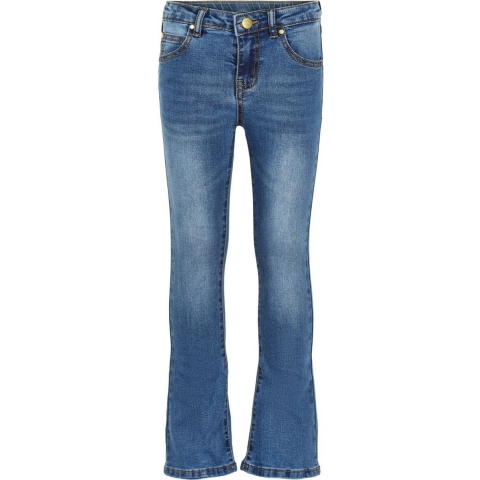 THE NEW Meisjes Flared Jeans blue denim