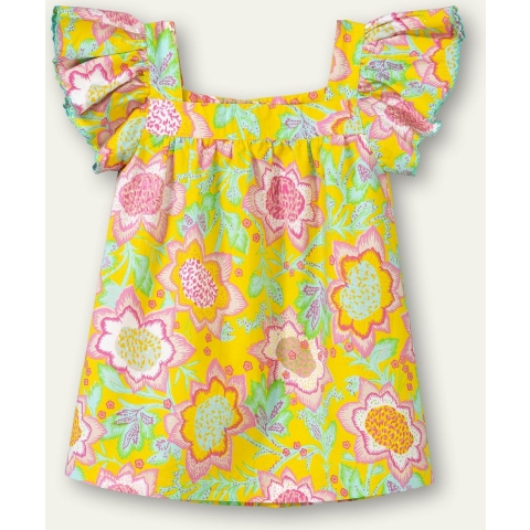 Oilily Boldy - Blouse - Meisjes - Geel - 104