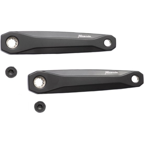 Crankset (links en rechts) Miranda Delta 170mm Bosch Gen3 BNI - zwart