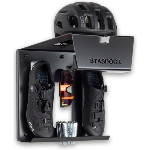 Stasdock® Happy Black - Fiets ophangsysteem - Muurbeugel fiets - Fietsbeugel - fiets ophangbeugel