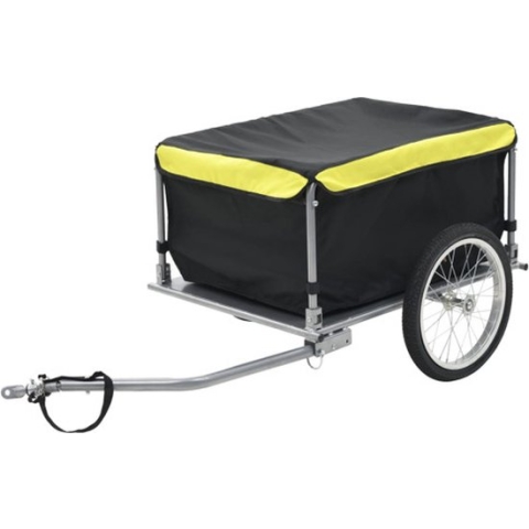 vidaXL-Fietskar-65-kg-zwart-en-geel