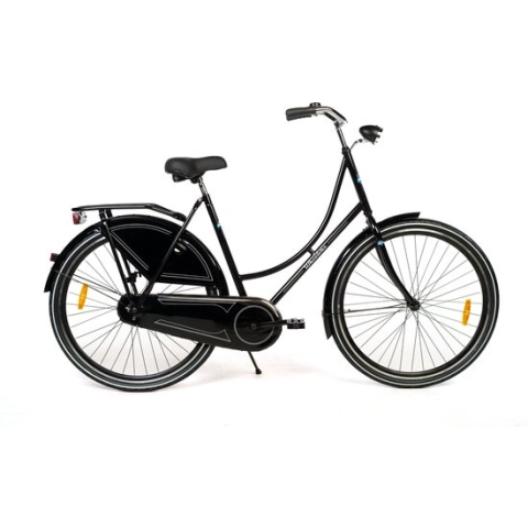 Wheelerz.nl omafiets 28 inch/ 53cm zwart | unisex