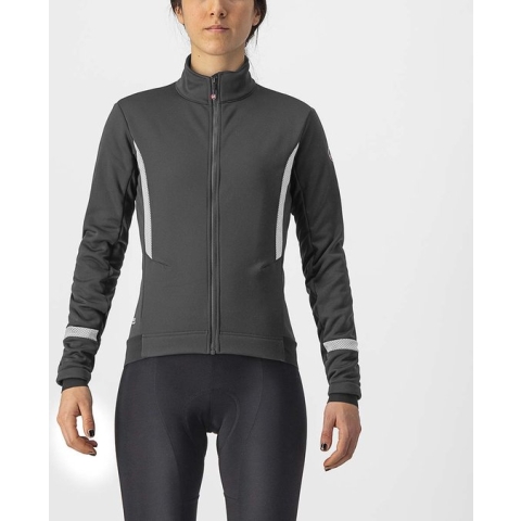 Castelli Dinamica 2 Jacket - Light Black/White Reflex