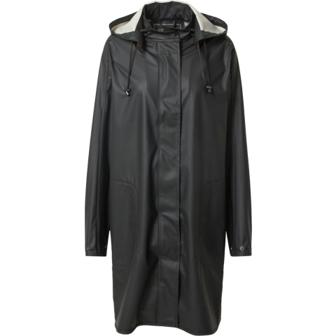 Regenjas Dames - Ilse Jacobsen Raincoat RAIN71 Black - Maat 38
