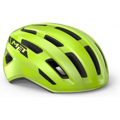 MET Miles Fietshelm - Trekking - Maat S/M - Fluo Yellow Glossy