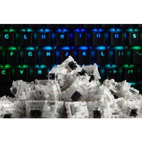 Glorious PC Gaming Race Gateron Switches - Black Switches - 120 stuks