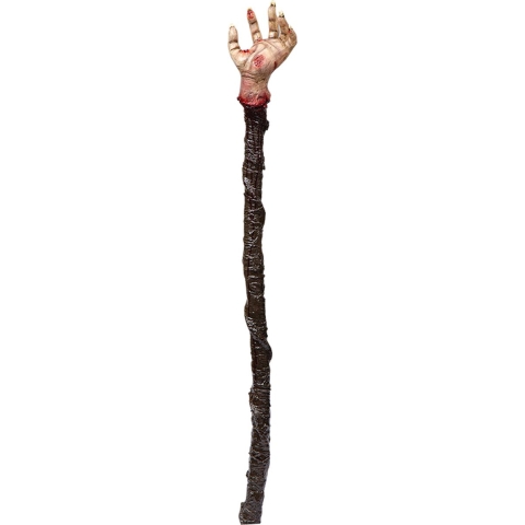 Partychimp Staf Zombie Hand Carnaval Halloween Verkleed Accessoire Staf - Latex