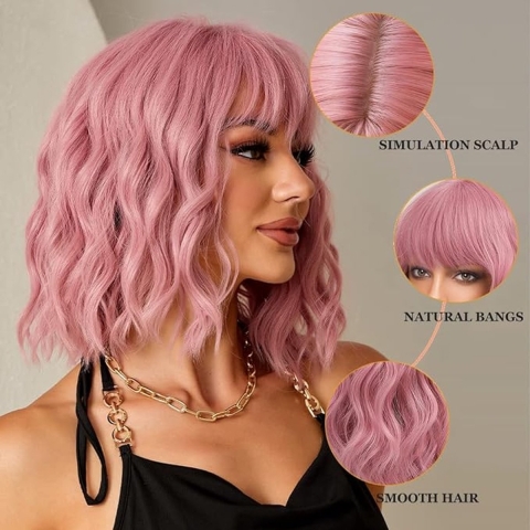Pruik voor Dagelijks Party Cosplay Gebruik