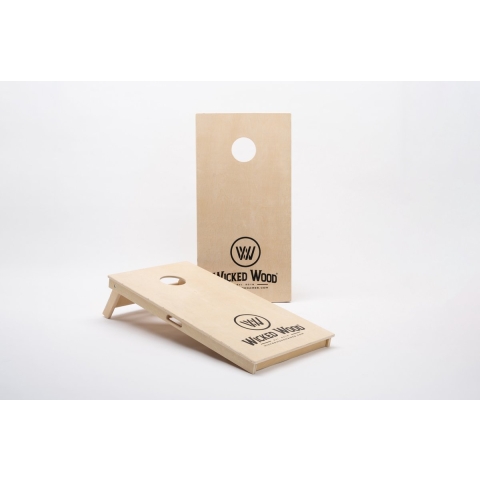 Wicked Wood Cornhole Set - ACL Comp - 120x60 - 15mm dik berkenhout