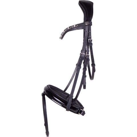 QHP Hoofdstel Indra - maat Pony - black