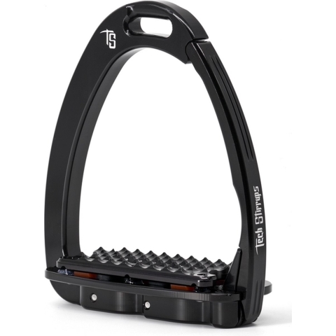 Tech Stirrups Venice Dressage Plus veiligheidsstijgbeugels - maat One size - black/black