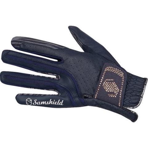 Samshield Handschoenen V-Skin Swarovski rosé navy