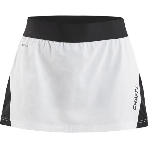 Craft Pro Control Tennisrokje Dames - Wit / Zwart | Maat: S