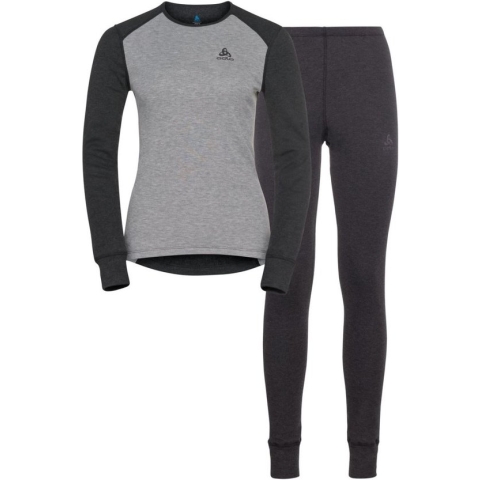 Odlo Active Warm Eco Special Set Dames Thermoset Dark Grey Melange - Grey Melange XS