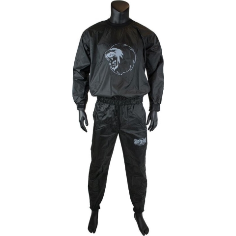 Super Pro Combat Gear Zweetpak/ Sweat Suit Zwart/Wit Medium