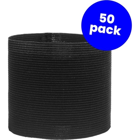 Rouwbanden 50 stuks - Rouwband voetbal - Senioren - Elastische rouwband - Ciclón Sports