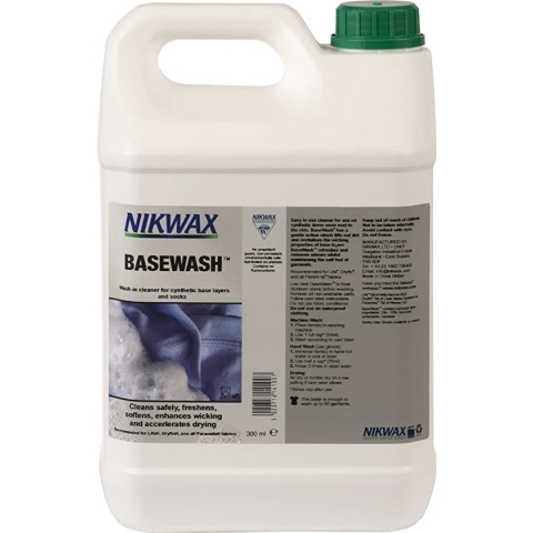 Nikwax Basewash -  impregneermiddel - wasmiddel - 5 liter