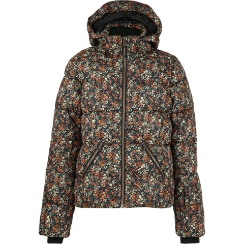 Brunotti Mirina-Flower Meisjes Puffer Ski Jas - Hazel - 164