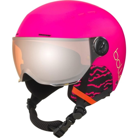 Bolle Quiz Visor Skihelm  Skihelm - Unisex - roze/ornje