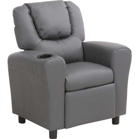 Relaxfauteuil voor kinderen Rex - grijs