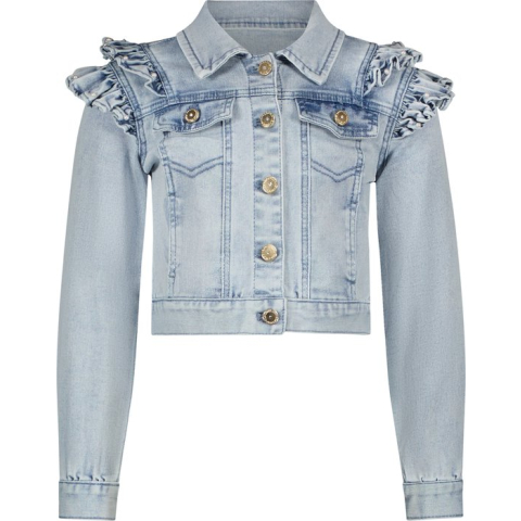 Le Chic C312-5180 Meisjes Jas - Classic Light Denim - Maat 116