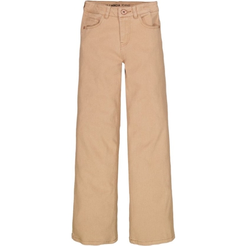 GARCIA S22524 Meisjes Wide Fit Jeans Bruin - Maat 128