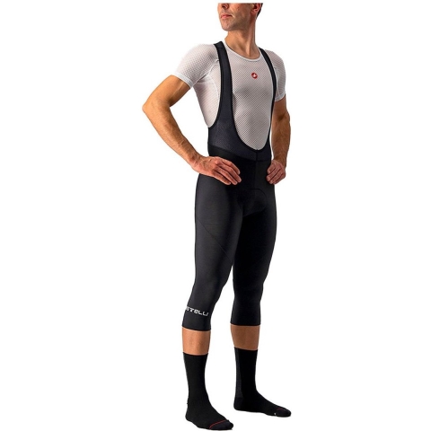 CASTELLI Entrata Thermal 3/4 Slabbetje Panty Heren - Black - 3XL