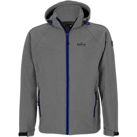 Kjelvik softshell jas - heren softshell jas - Geert - grijs - maat M