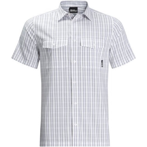 Jack Wolfskin Thompson Shirt Men - Outdoorblouse - Heren - Wit - Maat M