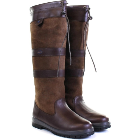 Dubarry Dames Hoge Laarzen Galway - Bruin - Maat 39