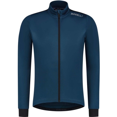 Rogelli Core Fietsshirt - Lange Mouwen - Heren - Donkerblauw - Maat XL