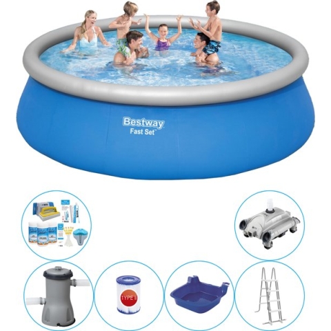 Fast Set Rond 457x122 cm - 7-delig - Zwembad Inclusief Accessoires