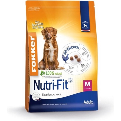 3x Fokker Dog Nutri-Fit M 2,5 kg