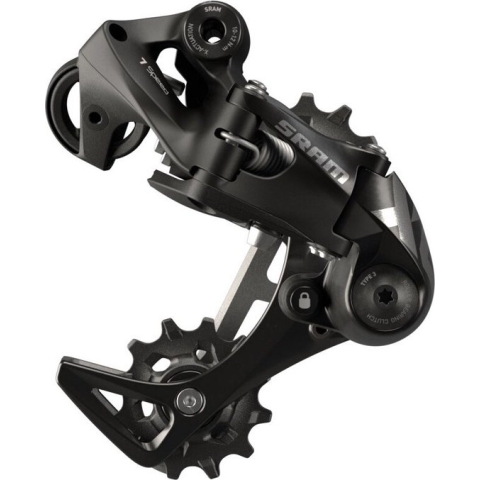 SRAM X01 DH Achterderailleur 7-versnellingen Korte Kooi, black