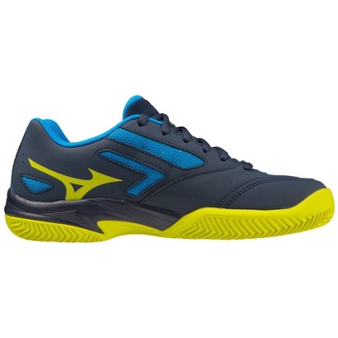 Mizuno Tennisschoen Padelschoen Exceed Star CC Junior Blauw Geel