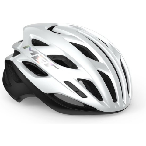 MET Estro MIPS Fietshelm - Race - Maat L - White Holographic Matt Glossy