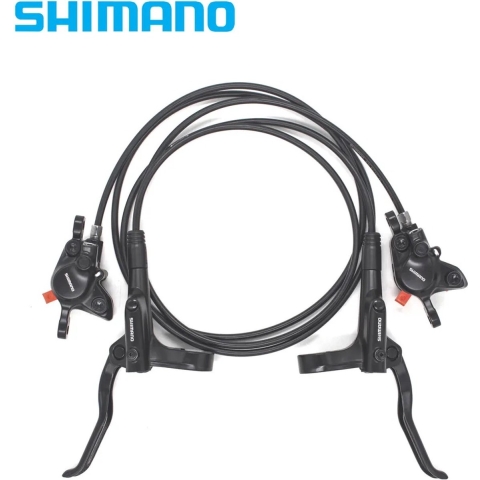 Shimano Hydraulische schijfremset Voor + Achter compleet zonder remschijf