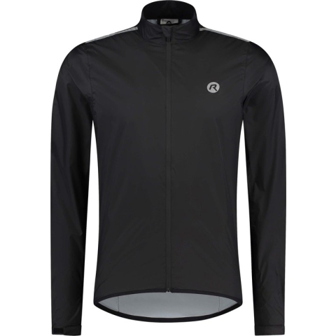 Rogelli Core Regenjas - Fietsregenjack - Heren - Zwart - Maat L