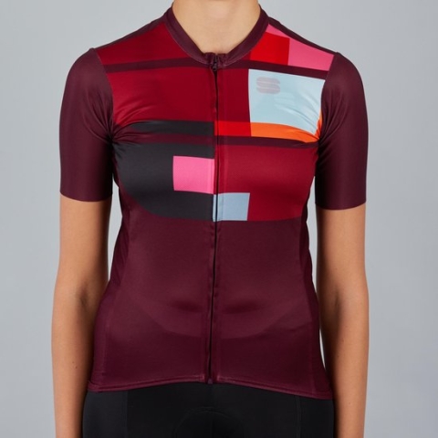 Sportful Idea W Fietsshirt Dames - Rood - Maat XXL